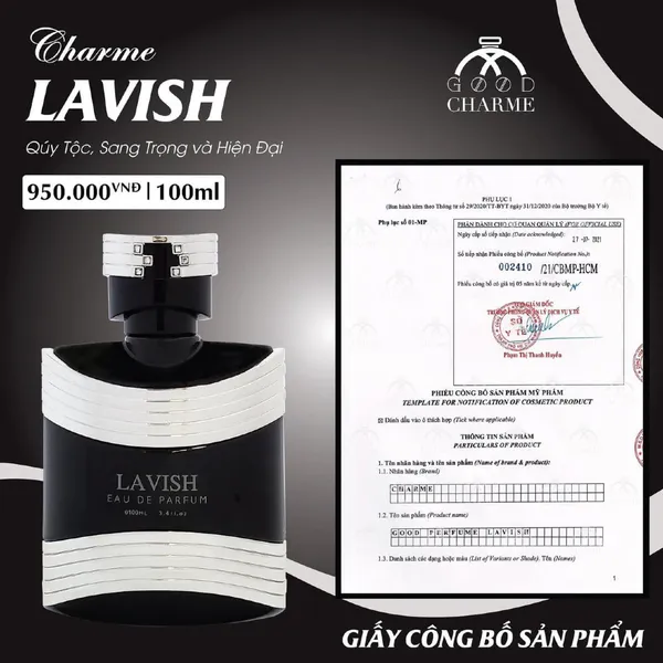 Nước Hoa Good Charme Lavish 100ml Nam Chính Hãng