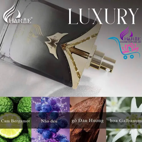 Nước Hoa Charme Luxury 100ml Nam Mới Chính Hãng [Phiên bản 2024]