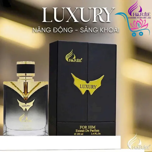 Nước Hoa Charme Luxury 100ml Nam Mới Chính Hãng [Phiên bản 2024]