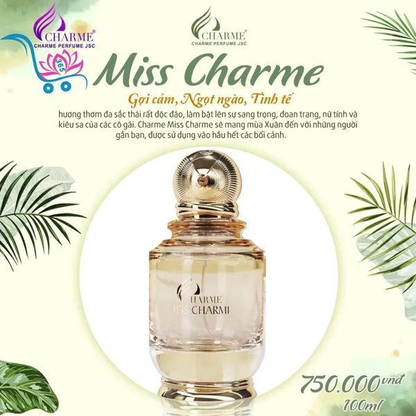 Nước Hoa Charme Miss Charme 100ml Nữ Chính Hãng