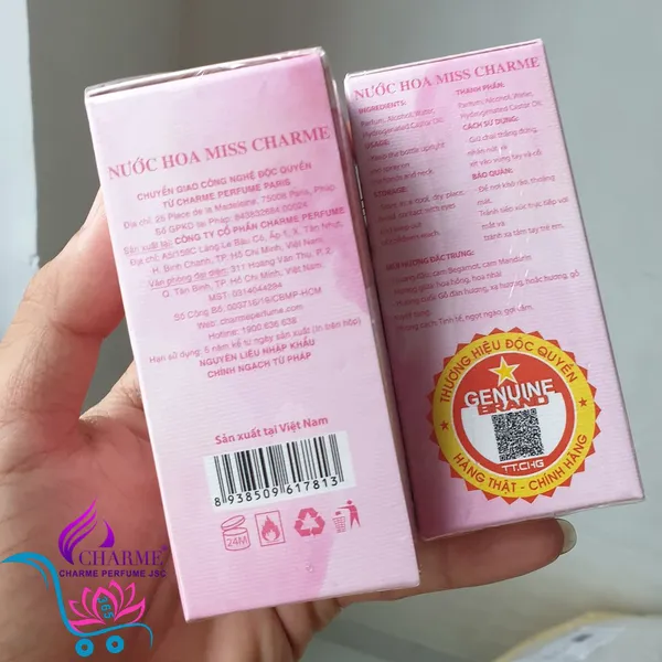Nước Hoa Charme Miss Charme 50ml Nữ Chính Hãng