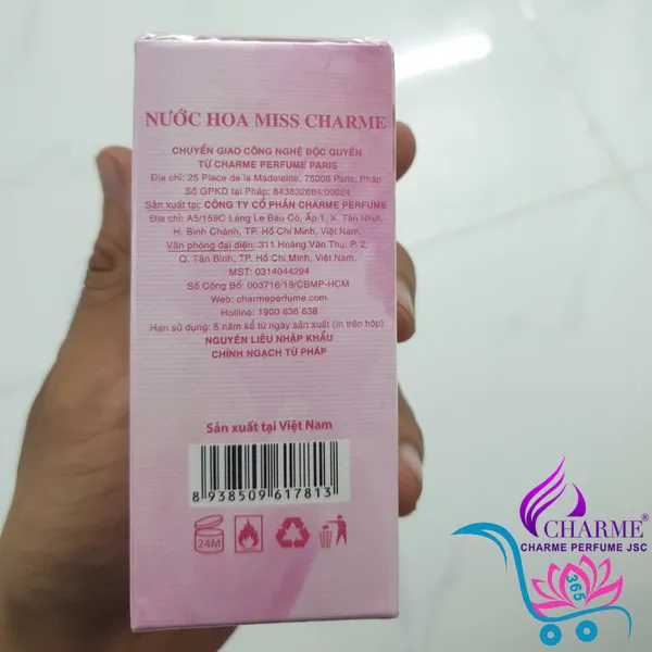 Nước Hoa Charme Miss Charme 50ml Nữ Chính Hãng
