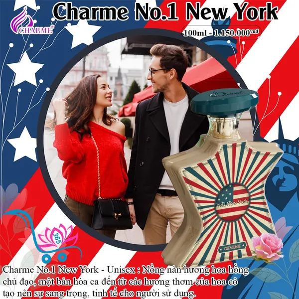 Nước Hoa Charme No.1 New York 100ml Unisex Chính Hãng