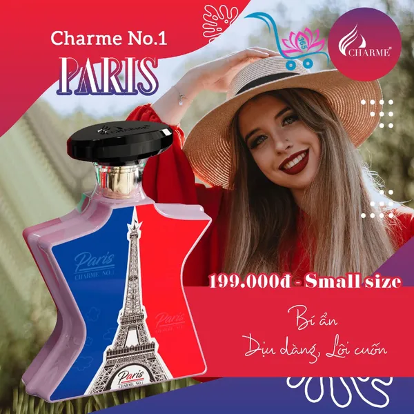 Nước Hoa Charme No.1 Paris 100ml Nữ Chính Hãng