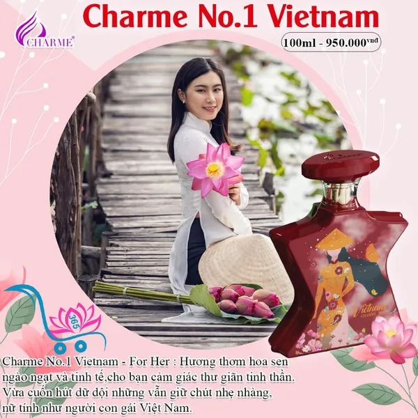 Nước Hoa Charme No.1 Vietnam 100ml Nữ Chính Hãng