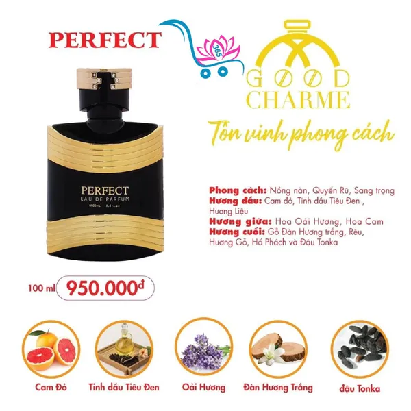 Nước Hoa Good Charme Perfect 100ml Nam Chính Hãng
