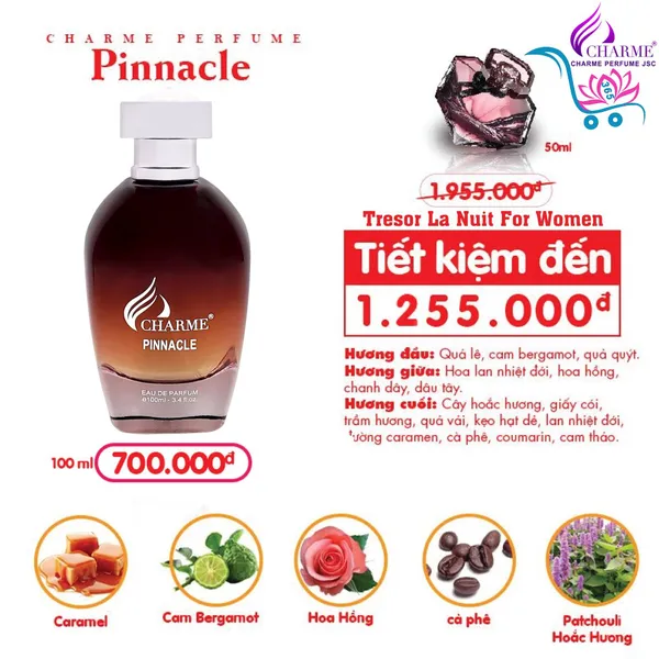 Nước Hoa Charme Pinnacle 100ml Nữ Chính Hãng