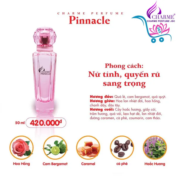 Nước Hoa Charme Pinnacle 50ml Nữ Chính Hãng