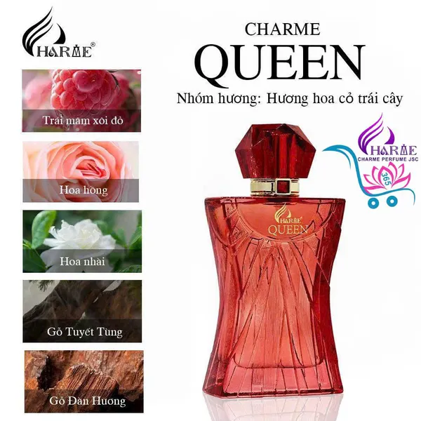 Nước Hoa Charme Queen 100ml Mới Nữ Chính Hãng [Phiên bản 2024]