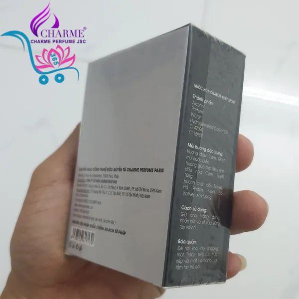 Nước Hoa Charme Ruby Sport 50ml Nam Chính Hãng