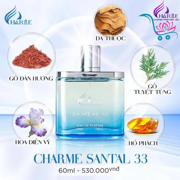 Nước Hoa Charme Santal 33 60ml Nam Chính Hãng