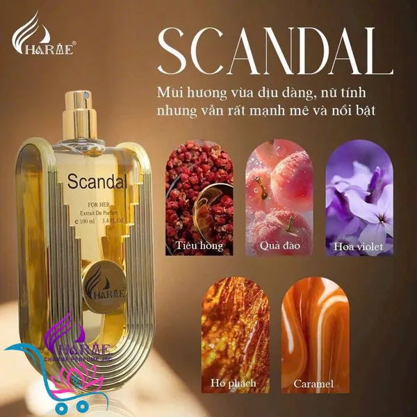 Nước Hoa Charme Scandal 100ml Nữ Mới Chính Hãng [Phiên bản 2024]