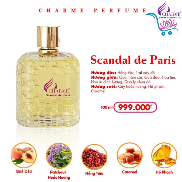 Nước Hoa Charme Scandal De Paris 100ml Nữ Chính Hãng