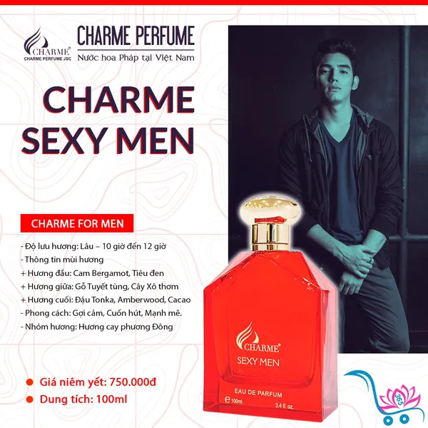 Nước Hoa Charme Sexy Men 100ml Nam Chính Hãng