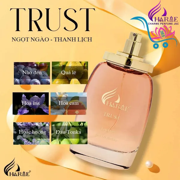 Nước Hoa Charme Trust 100ml Nữ Mới Chính Hãng [Phiên Bản 2024]