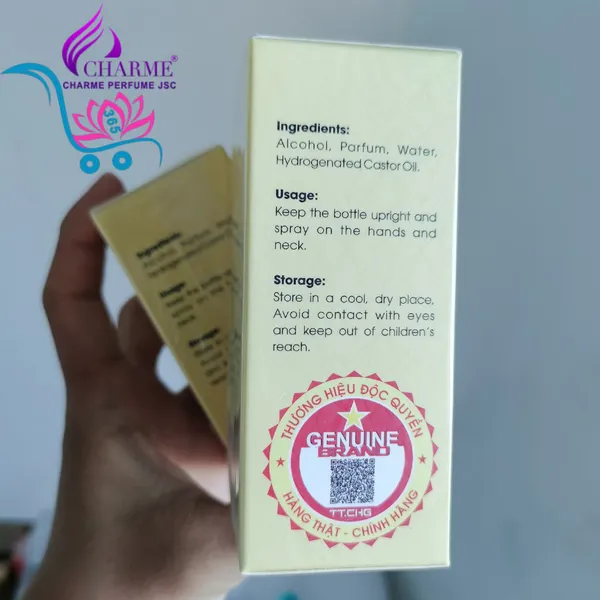 Nước Hoa Charme Vanitas 30ml Nữ Chính Hãng