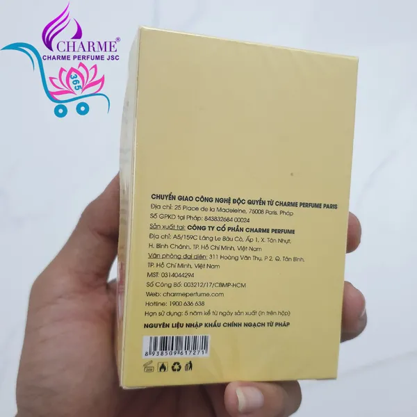 Nước Hoa Charme Vanitas 30ml Nữ Chính Hãng