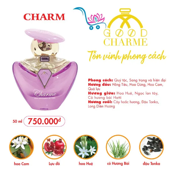 Nước Hoa Good Charme Charm 50ml Nữ Chính Hãng
