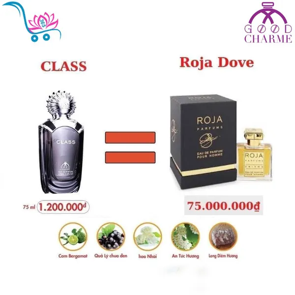 Nước Hoa Good Charme Class 75ml Nam Chính Hãng