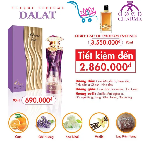 Nước Hoa Good Charme Đà Lạt 90ml Nữ Chính Hãng