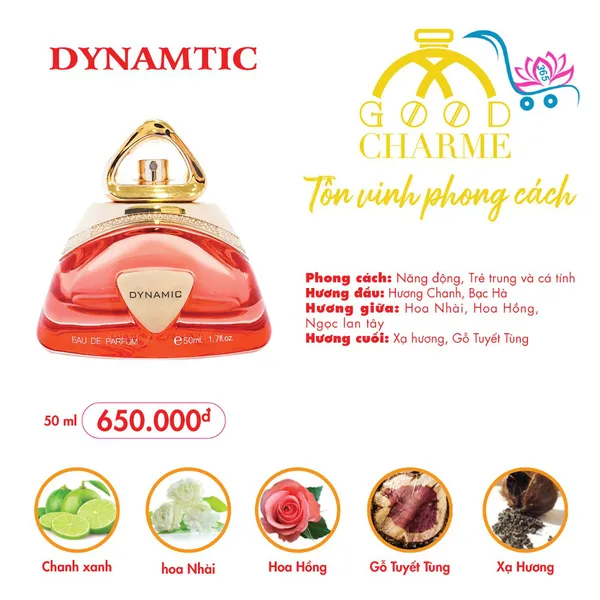Nước Hoa Good Charme Dynamic 50ml Nữ Chính Hãng