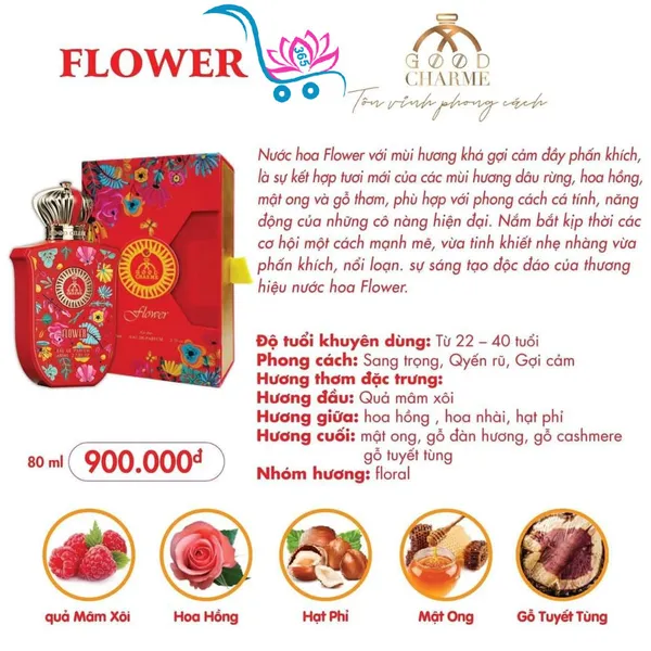 Nước Hoa Good Charme Flower 80ml Nữ Chính Hãng
