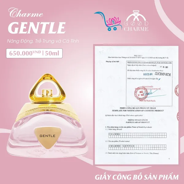 Nước Hoa Good Charme Gentle 50ml Nữ Chính Hãng