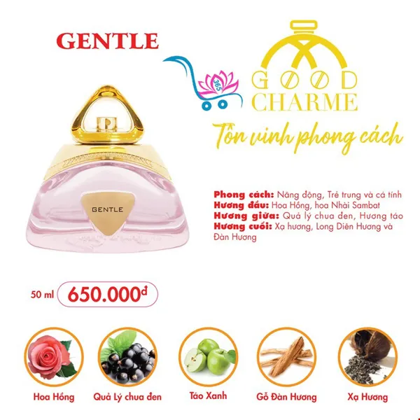 Nước Hoa Good Charme Gentle 50ml Nữ Chính Hãng
