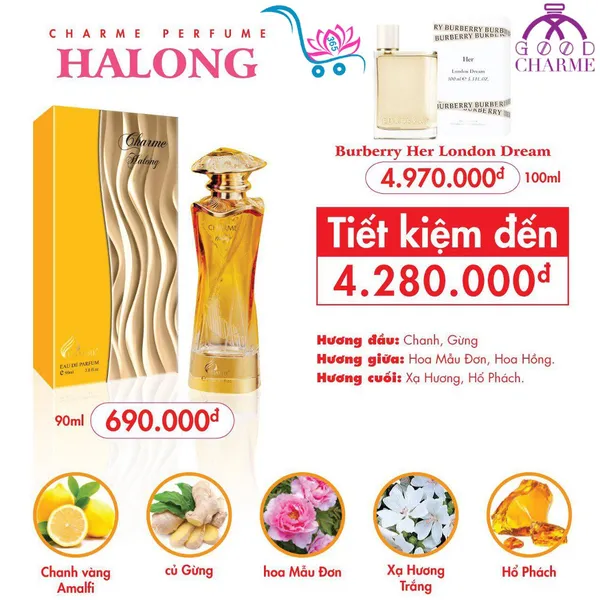 Nước Hoa Good Charme Hạ Long 90ml Nữ Chính Hãng