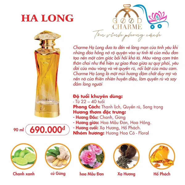 Nước Hoa Good Charme Hạ Long 90ml Nữ Chính Hãng