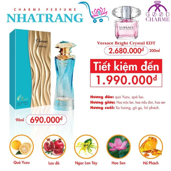 Nước Hoa Good Charme Nha Trang 90ml Nữ Chính Hãng