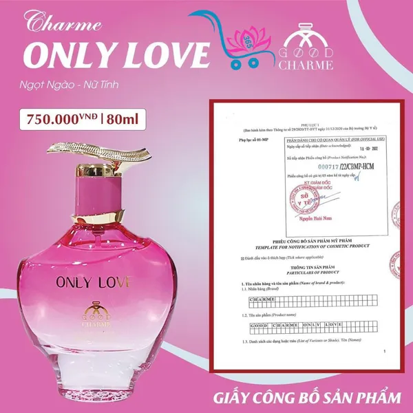 Nước Hoa Good Charme Only Love 80ml Nữ Chính Hãng