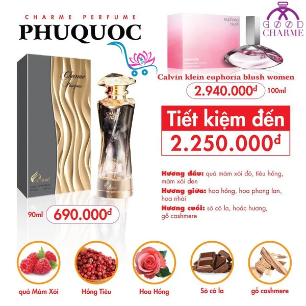 Nước Hoa Good Charme Phú Quốc 90ml Nữ Chính Hãng
