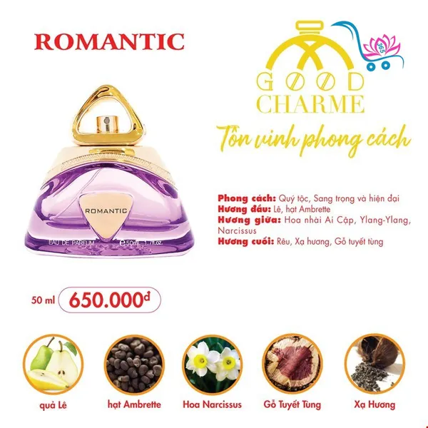 Nước Hoa Good Charme Romantic 50ml Nữ Chính Hãng