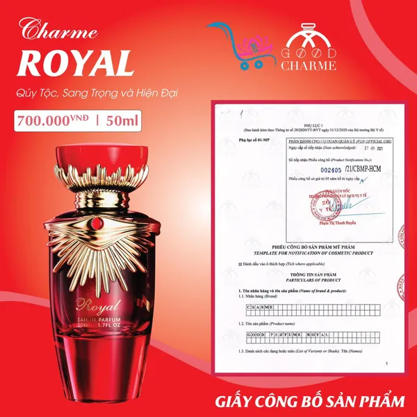Nước Hoa Good Charme Royal 50ml Nữ Chính Hãng
