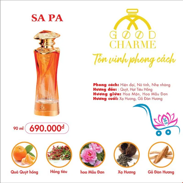 Nước Hoa Good Charme Sa Pa 90ml Nữ Chính Hãng