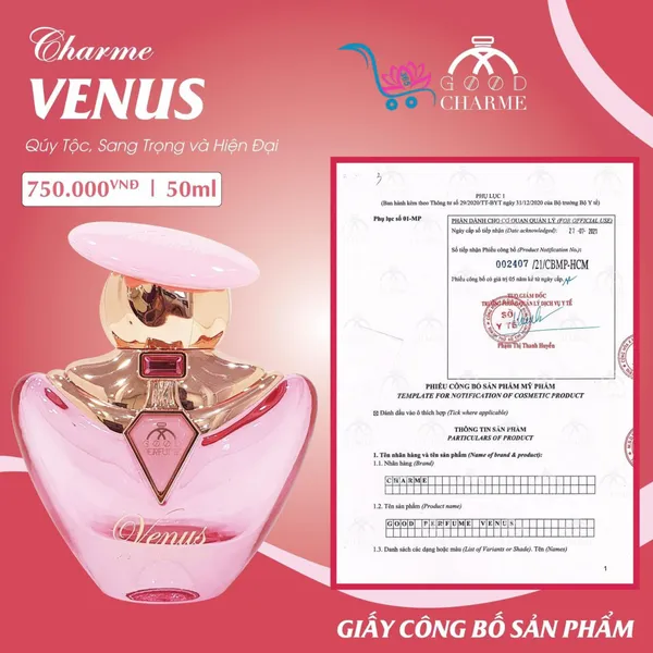 Nước Hoa Good Charme Venus 50ml Nữ Chính Hãng
