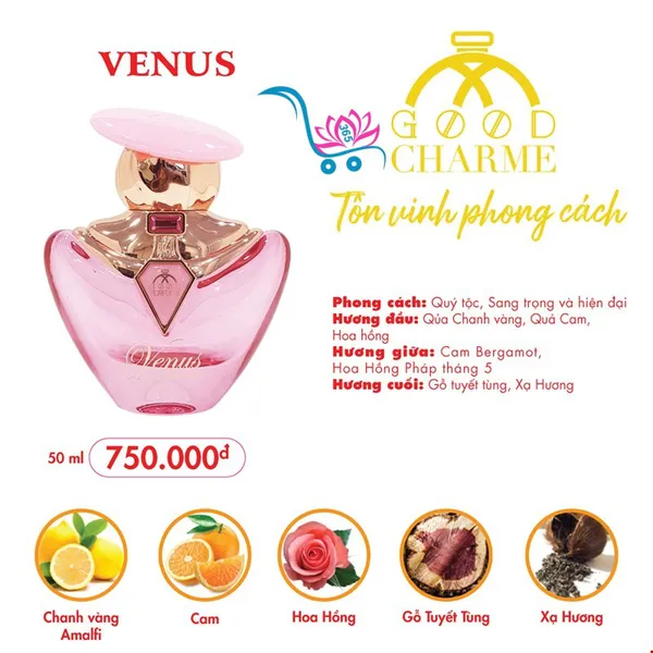 Nước Hoa Good Charme Venus 50ml Nữ Chính Hãng