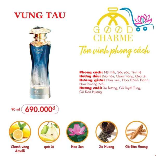 Nước Hoa Good Charme Vũng Tàu 90ml Nữ Chính Hãng