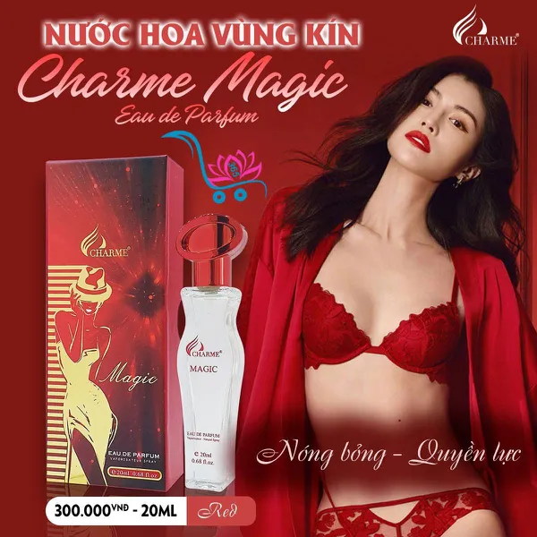 Nước Hoa Vùng Kín Charme Magic 20ml Chính Hãng