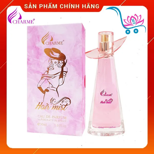 Nước Hoa Xịt Tóc Charme Hair Mist 30ml Nữ Chính Hãng