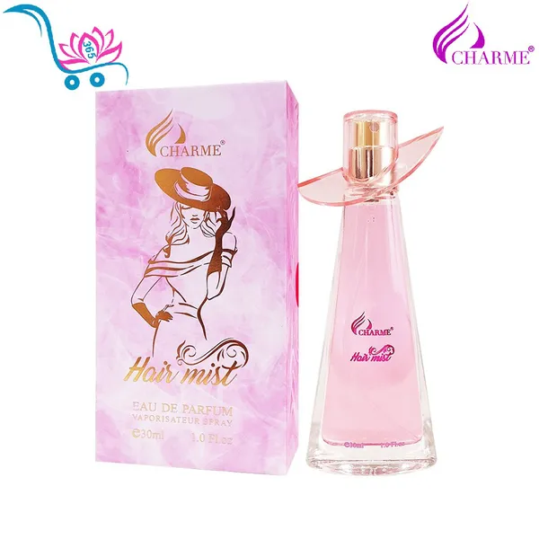 Nước Hoa Xịt Tóc Charme Hair Mist 30ml Nữ Chính Hãng