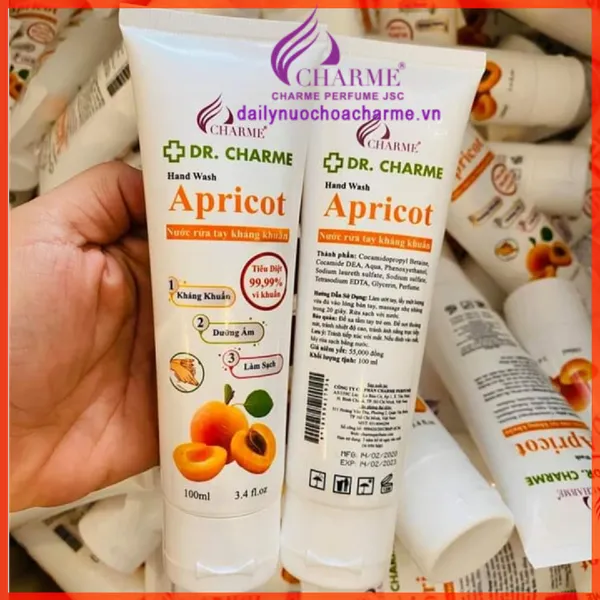Nước Rửa Tay DR. CHARME Apricot 100ml