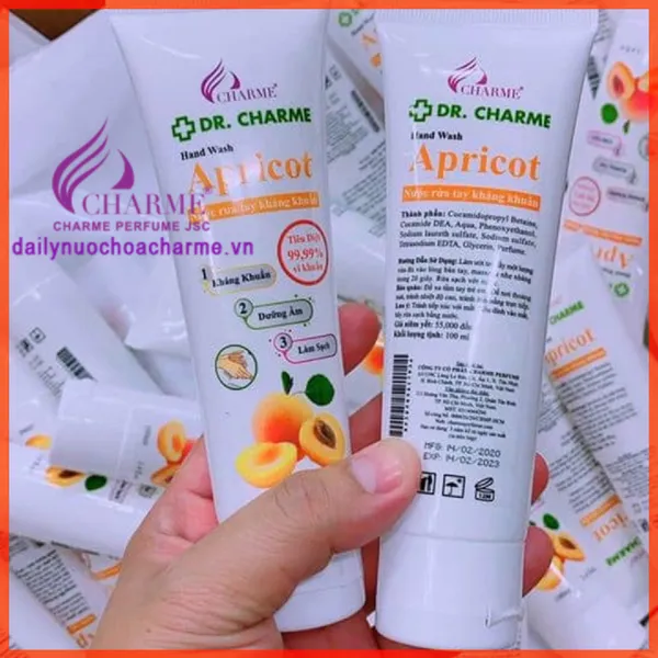 Nước Rửa Tay DR. CHARME Apricot 100ml
