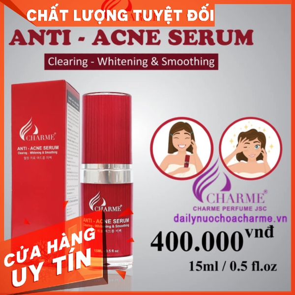 Serum Trị Mụn Charme Thông Đỏ Hàn Quốc 15ml