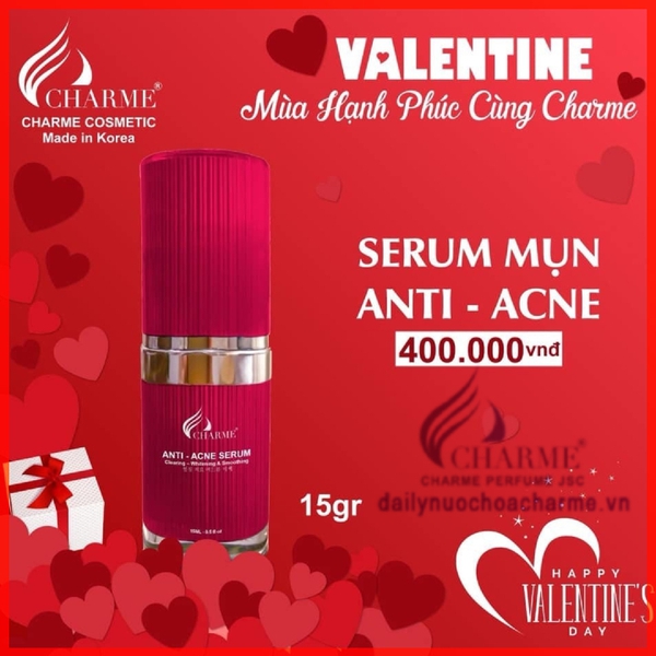 Serum Trị Mụn Charme Thông Đỏ Hàn Quốc 15ml
