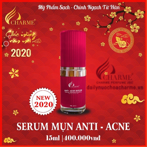 Serum Trị Mụn Charme Thông Đỏ Hàn Quốc 15ml