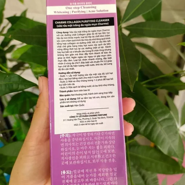 Sữa Rửa Mặt Charme Collagen