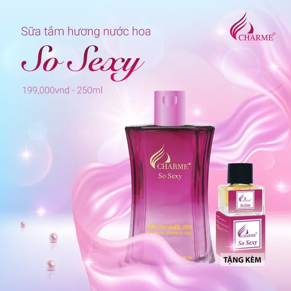 Sữa Tắm Nước Hoa Charme Miracle 1000ml Cho Nữ Chính Hãng