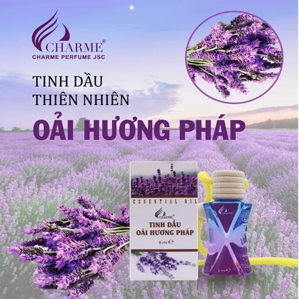 Tinh Dầu Treo Charme Hương Oải Hương 8ml 
